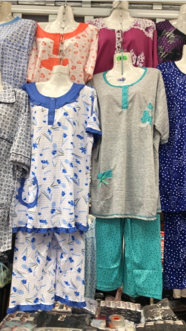 pijama 3/4 dama xl-5xl 5/set