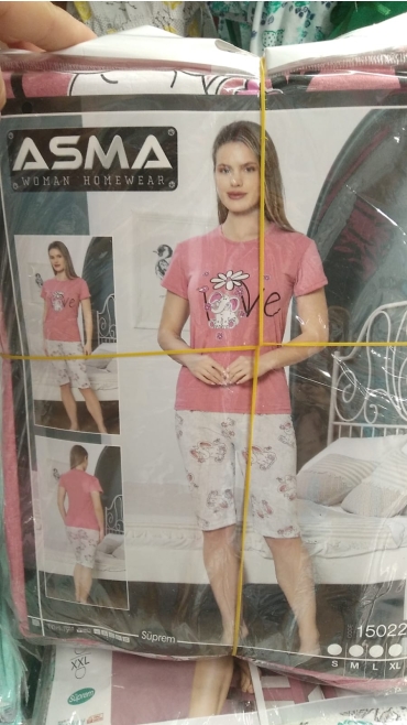 pijama dama 3/4 s-2xl 5/set