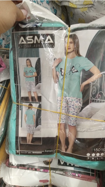 pijama dama 3/4 s-2xl 5/set