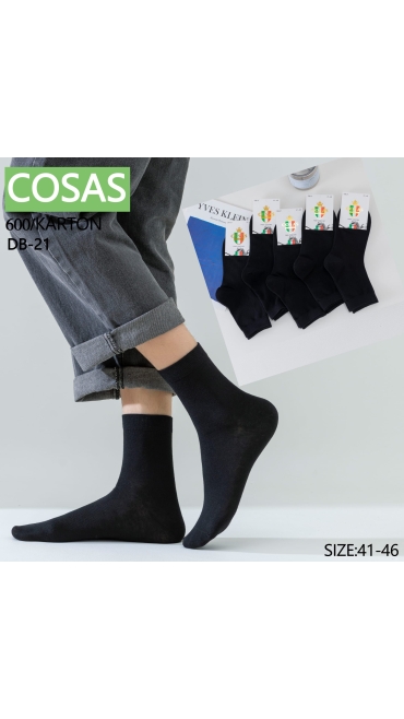 sosete barbati bbc 41-46 negru 20/set