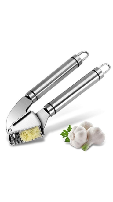 Presa manuala pentru usturoi, material inox, 20 x 6 x 3 cm - Engros