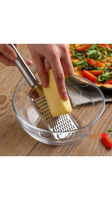 Răzătoare multifunctionala pentru brânză fructe și legume din oțel inoxidabil, 24.3 x 5.5 cm, Engros