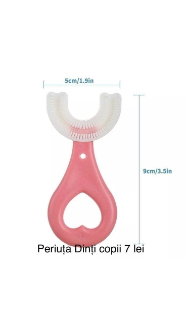 Periuta de Dinti Circulara U-shape, Pentru Copii de 2-6 ani - Engros