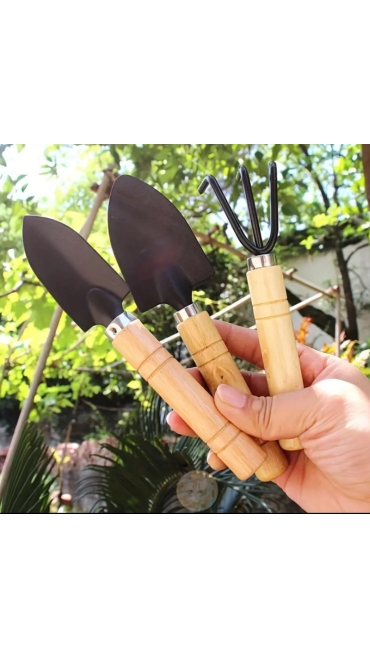 Set 3 Mini Scule de Gradina, 18.5 x 4 cm, Engros