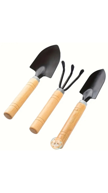 Set 3 Mini Scule de Gradina, 18.5 x 4 cm, Engros