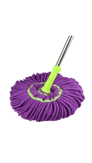 Mop rotativ cu auto-stors, mop cu microfibră, cap de mop de schimb, pentru curățarea lemnului, gresie și podea, Engros