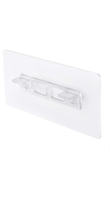 Suport pentru Rafturi Autoadezive, 12 x 6 cm - Engros