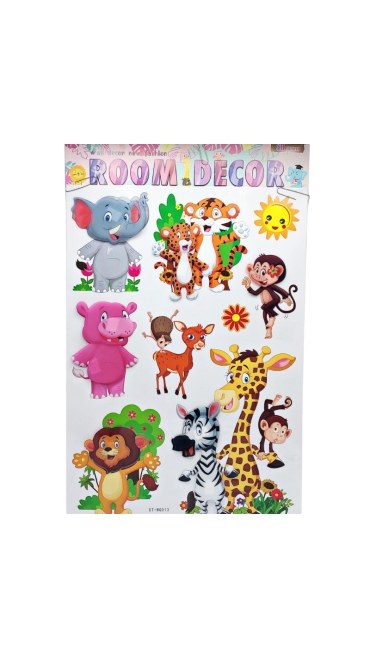 Stickere copii de perete cu Animale 50 x 35 cm ,Diverse modele Engros