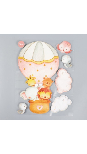 Sticker Perete Autocolant Decorativ Copii 3D 40 X 30 cm, Hartie buretata,  Engros