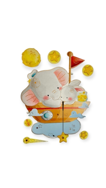 Sticker Perete Autocolant Decorativ Copii 3D 40 X 30 cm, Hartie buretata,  Engros