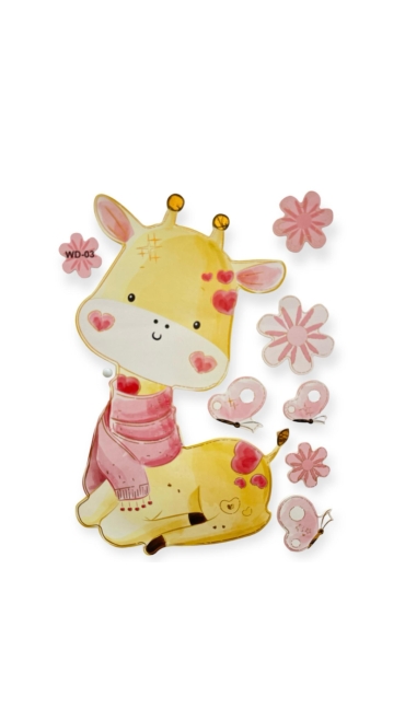 Sticker Perete Autocolant Decorativ Copii 3D 40 X 30 cm, Hartie buretata,  Engros