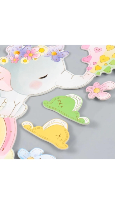 Sticker Perete Autocolant Decorativ Copii 3D 40 X 30 cm, Hartie buretata,  Engros