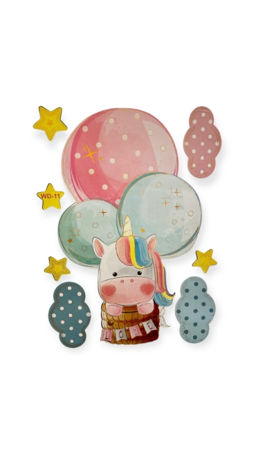 Sticker Perete Autocolant Decorativ Copii 3D 40 X 30 cm, Hartie buretata,  Engros