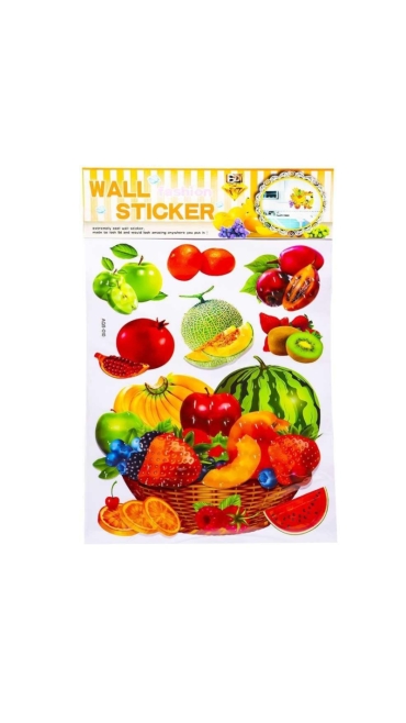 Sticker Fructe 3D, 40 x 30 cm, Engros