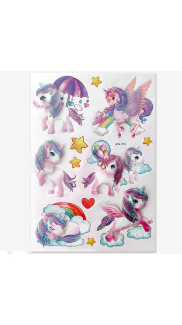 Sticker pentru perete Unicorn, 50 x 35 cm - Engros