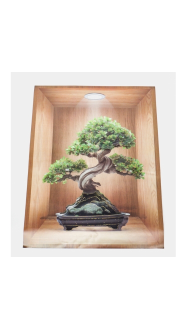 Sticker decorativ, 3D, Tablou cu vaza, 40 x 30 cm - Engros