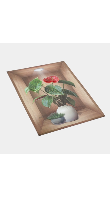 Sticker decorativ, 3D, Tablou cu vaza, 40 x 30 cm - Engros