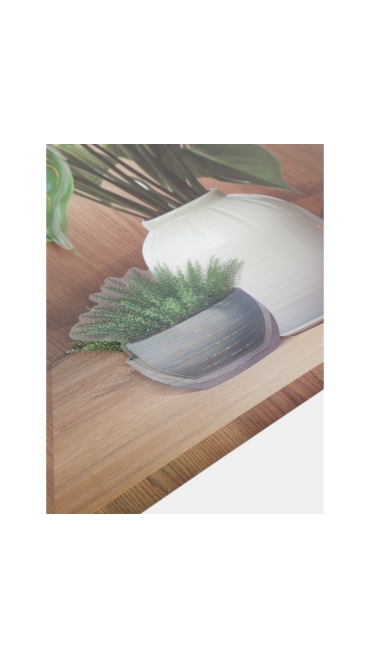 Sticker decorativ, 3D, Tablou cu vaza, 40 x 30 cm - Engros