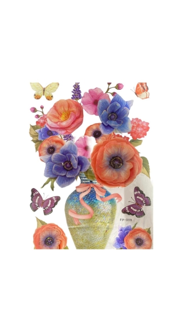 Stickere Decorative de perete Vaze 3D, 50 x 35 cm, Diverse modele - Engros