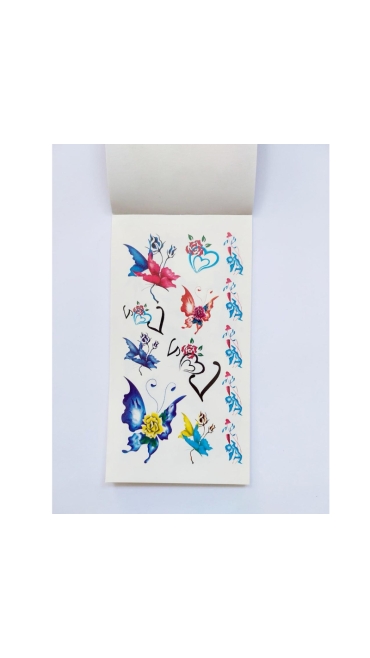 Album Tatuaje Temporare - set cu  4 foi, 11 x 8 cm, Engros