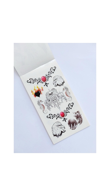 Album Tatuaje Temporare - set cu  4 foi, 11 x 8 cm, Engros