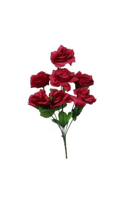 Buchet Trandafiri Arficiali, 7 capete, 31 cm, Engros