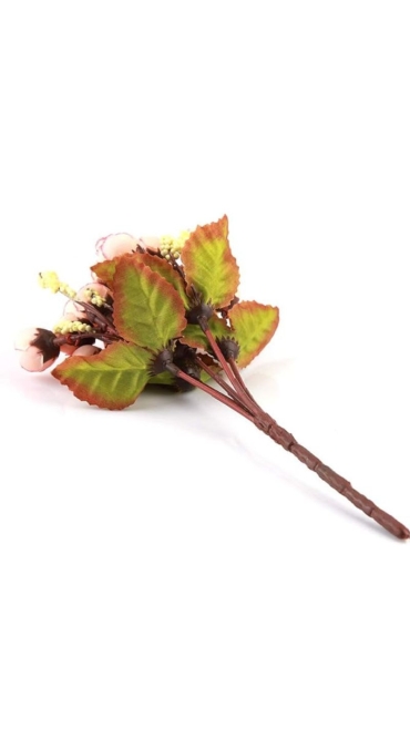 Buchet Trandafir Artificiale 5 Fire, 33 cm, 10 Flori - Engros