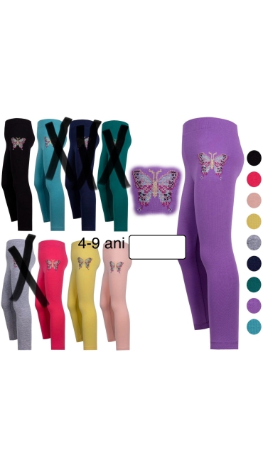 colanti fete 4-9 ani 6/set