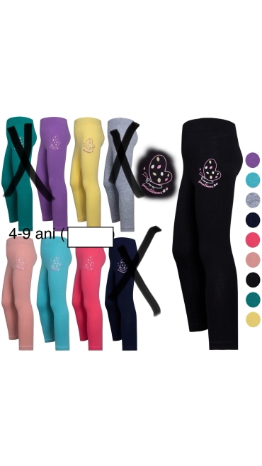 colanti fete 4-9 ani 6/set