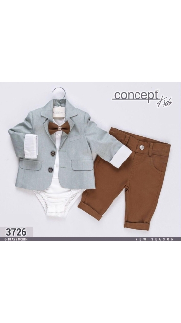 costum baieti 6-18 luni 3/set