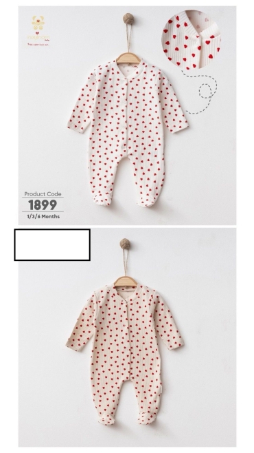 costum bebe 1-6 luni 3/set
