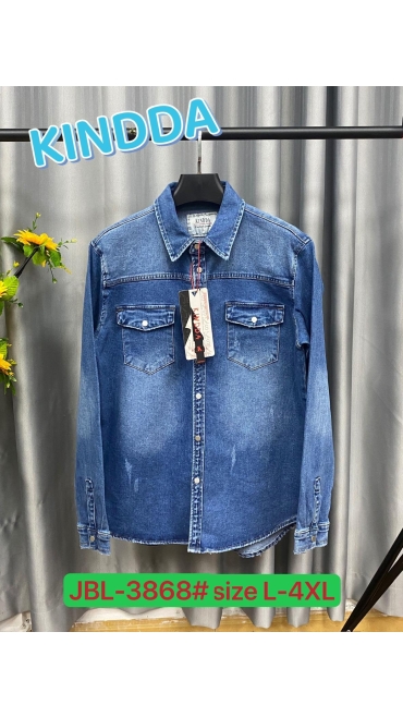camasa blugi barbati l-4xl 5/set