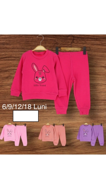 compleu fete 6-18 luni 4/set