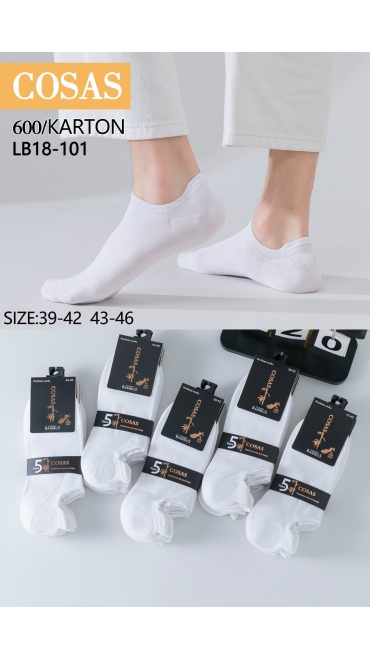 sosete barbati bambus 39-42/43-46 alb 40/set