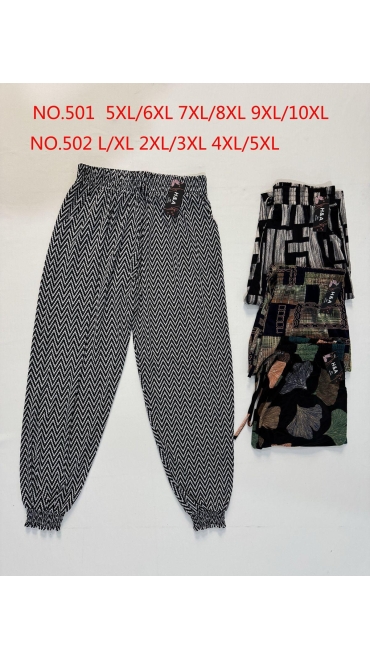 pantaloni dama lungi l-5xl 12/set