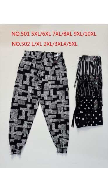 pantaloni dama lungi l-5xl 12/set
