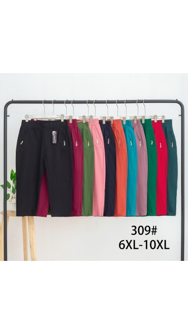 pantaloni 3/4 dama 6xl-10xl 5/set