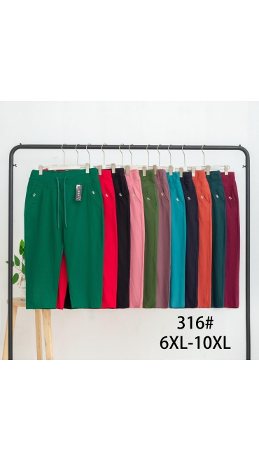 pantaloni 3/4 dama 6xl-10xl 5/set