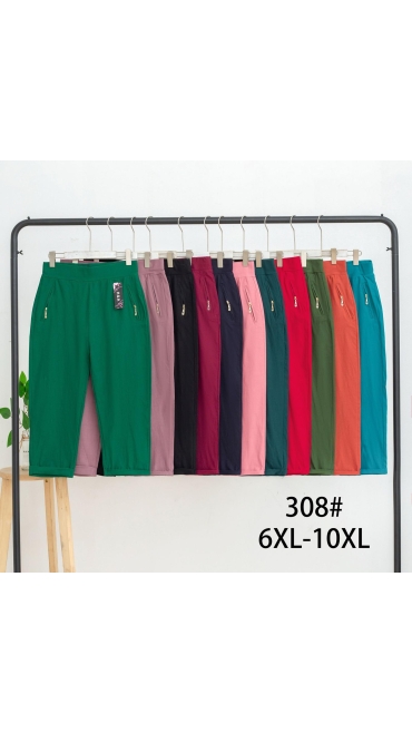 pantaloni 3/4 dama 6xl-10xl 5/set