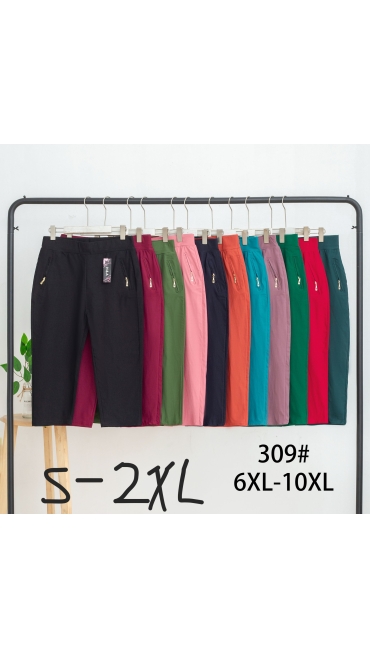 pantaloni 3/4 dama s-2xl 5/set