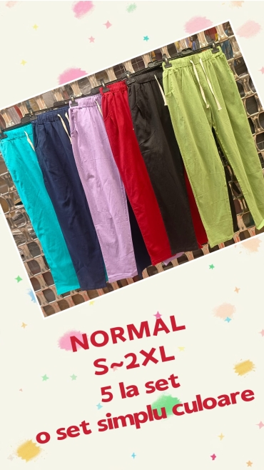 pantaloni dama s-2xl 5/set
