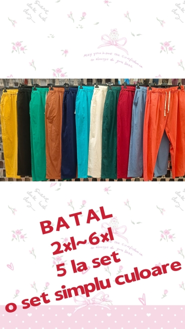 pantaloni dama 2xl-6xl 5/set