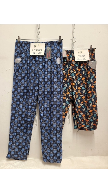 pantaloni dama lycra 5xl-6xl 12/set