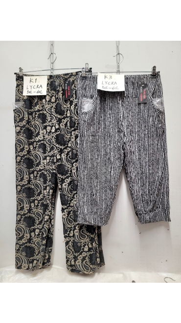 pantaloni dama lycra 5xl-6xl 12/set