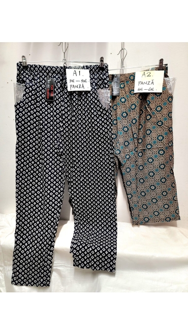 pantaloni 3/4 dama panza 4xl-6xl 12/set