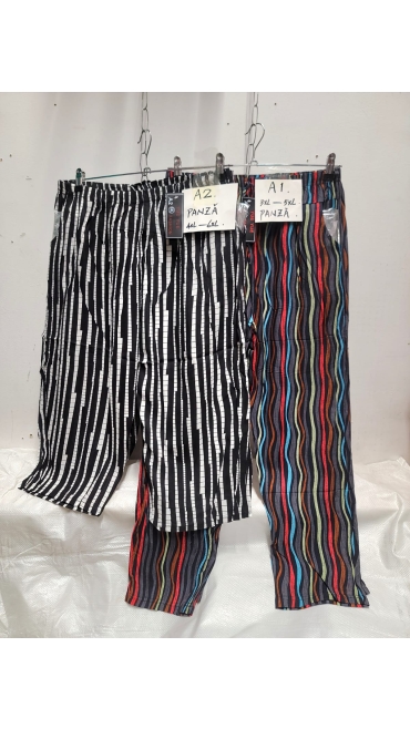 pantaloni 3/4 dama panza 4xl-6xl 12/set