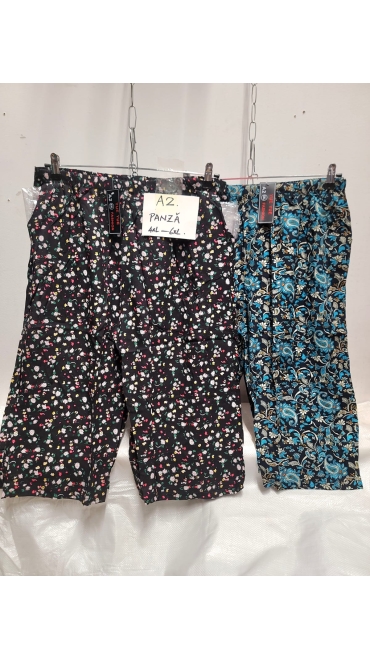 pantaloni 3/4 dama panza 4xl-6xl 12/set