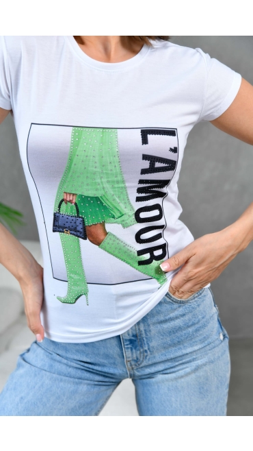 tricou dama s-xl 4/set