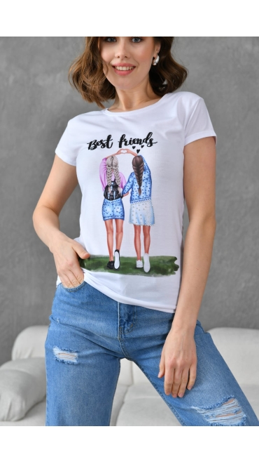 tricou dama s-xl 4/set