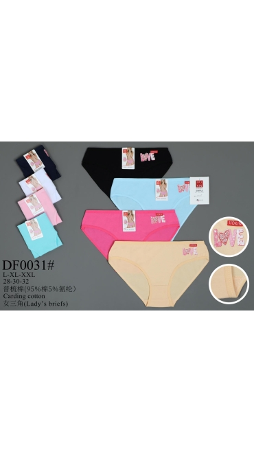 chiloti dama culori combinate 12/set